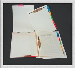 Custom Fileback Dividers made to your Specifications.